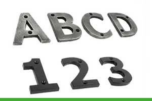 How to install house numbers