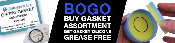 BOGO BUY GASKET ASSORTMENT GET GASKET SILICONE GREASE FREE