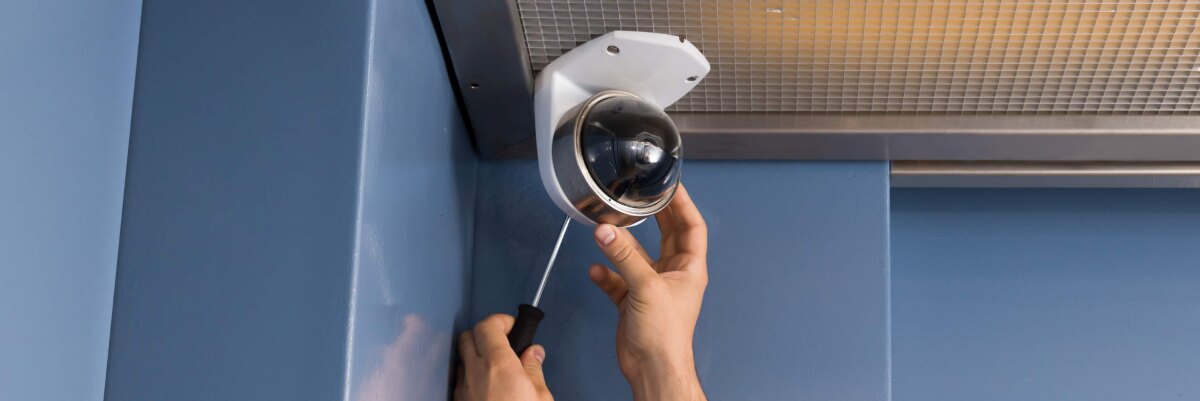 security camera installation