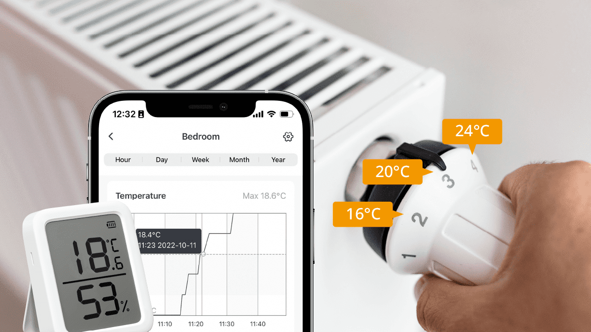 Baby it’s cold outside, save more energy with SwitchBot Meter this winter. 